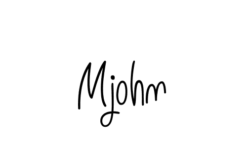 How to make Mjohn signature? Angelique-Rose-font-FFP is a professional autograph style. Create handwritten signature for Mjohn name. Mjohn signature style 5 images and pictures png