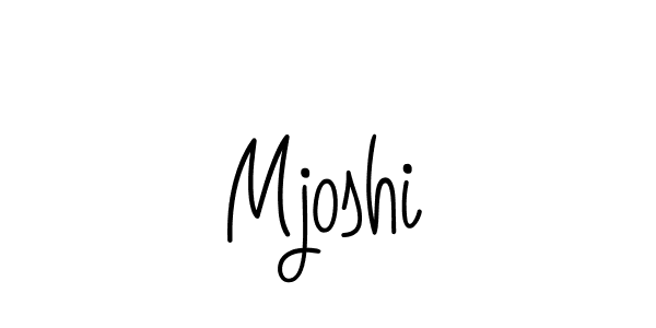 How to make Mjoshi signature? Angelique-Rose-font-FFP is a professional autograph style. Create handwritten signature for Mjoshi name. Mjoshi signature style 5 images and pictures png