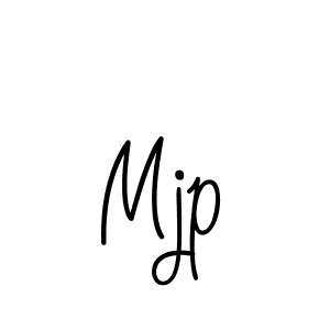 Make a beautiful signature design for name Mjp. With this signature (Angelique-Rose-font-FFP) style, you can create a handwritten signature for free. Mjp signature style 5 images and pictures png