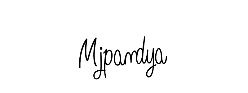 Make a beautiful signature design for name Mjpandya. Use this online signature maker to create a handwritten signature for free. Mjpandya signature style 5 images and pictures png