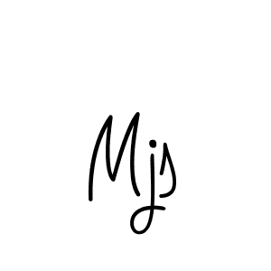 How to make Mjs name signature. Use Angelique-Rose-font-FFP style for creating short signs online. This is the latest handwritten sign. Mjs signature style 5 images and pictures png