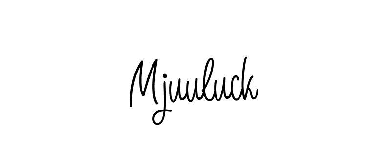 Best and Professional Signature Style for Mjuuluck. Angelique-Rose-font-FFP Best Signature Style Collection. Mjuuluck signature style 5 images and pictures png