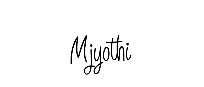 How to Draw Mjyothi signature style? Angelique-Rose-font-FFP is a latest design signature styles for name Mjyothi. Mjyothi signature style 5 images and pictures png