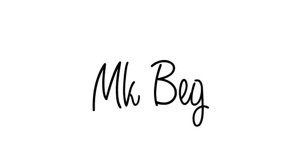 if you are searching for the best signature style for your name Mk Beg. so please give up your signature search. here we have designed multiple signature styles  using Angelique-Rose-font-FFP. Mk Beg signature style 5 images and pictures png