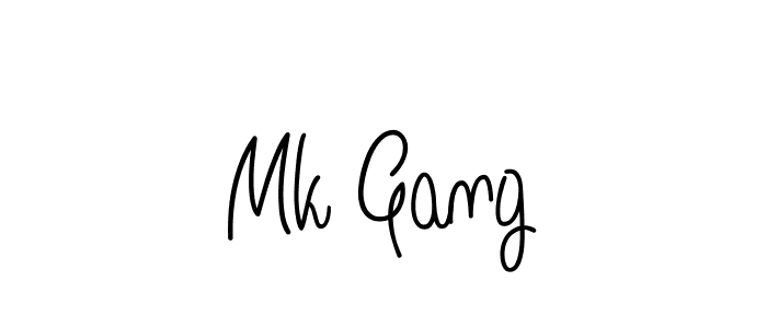 Make a beautiful signature design for name Mk Gang. Use this online signature maker to create a handwritten signature for free. Mk Gang signature style 5 images and pictures png