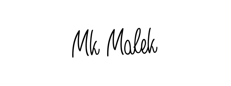 Best and Professional Signature Style for Mk Malek. Angelique-Rose-font-FFP Best Signature Style Collection. Mk Malek signature style 5 images and pictures png