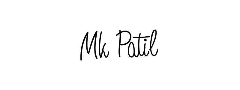 Also we have Mk Patil name is the best signature style. Create professional handwritten signature collection using Angelique-Rose-font-FFP autograph style. Mk Patil signature style 5 images and pictures png