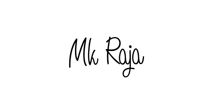 Make a beautiful signature design for name Mk Raja. Use this online signature maker to create a handwritten signature for free. Mk Raja signature style 5 images and pictures png