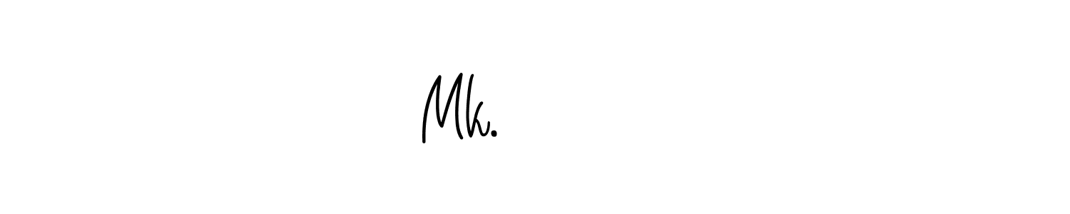 Mk.साहू stylish signature style. Best Handwritten Sign (Angelique-Rose-font-FFP) for my name. Handwritten Signature Collection Ideas for my name Mk.साहू. Mk.साहू signature style 5 images and pictures png