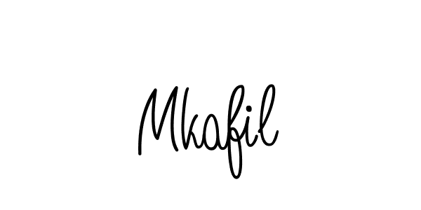 How to make Mkafil name signature. Use Angelique-Rose-font-FFP style for creating short signs online. This is the latest handwritten sign. Mkafil signature style 5 images and pictures png