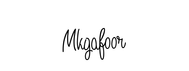 Create a beautiful signature design for name Mkgafoor. With this signature (Angelique-Rose-font-FFP) fonts, you can make a handwritten signature for free. Mkgafoor signature style 5 images and pictures png