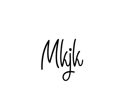 You should practise on your own different ways (Angelique-Rose-font-FFP) to write your name (Mkjk) in signature. don't let someone else do it for you. Mkjk signature style 5 images and pictures png