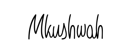 A sleek calligraphic signature for name Mkushwah utilizing Angelique-Rose-font-FFP styling. Great for adding personal signatures to photos and art. Mkushwah signature style 5 images and pictures png