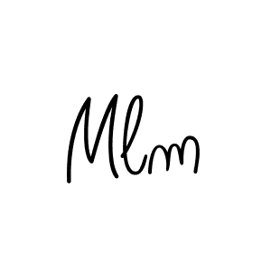 Create a beautiful signature design for name Mlm. With this signature (Angelique-Rose-font-FFP) fonts, you can make a handwritten signature for free. Mlm signature style 5 images and pictures png