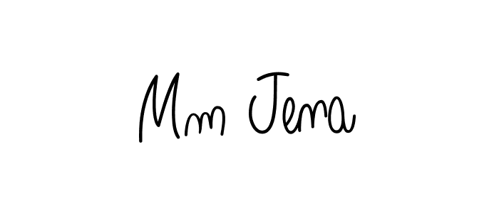 Also we have Mm Jena name is the best signature style. Create professional handwritten signature collection using Angelique-Rose-font-FFP autograph style. Mm Jena signature style 5 images and pictures png