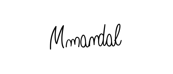 The best way (Angelique-Rose-font-FFP) to make a short signature is to pick only two or three words in your name. The name Mmandal include a total of six letters. For converting this name. Mmandal signature style 5 images and pictures png