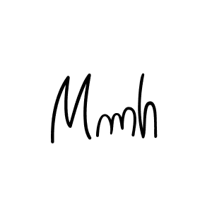 Also we have Mmh name is the best signature style. Create professional handwritten signature collection using Angelique-Rose-font-FFP autograph style. Mmh signature style 5 images and pictures png