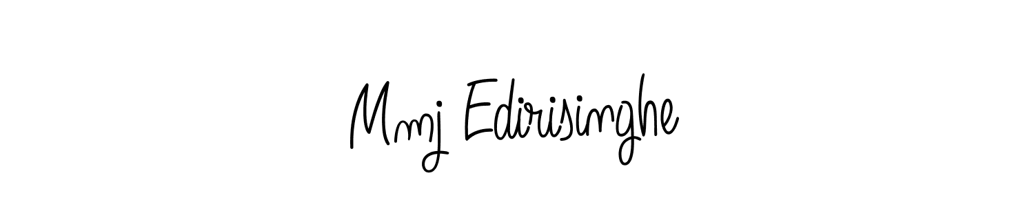 Make a beautiful signature design for name Mmj Edirisinghe. Use this online signature maker to create a handwritten signature for free. Mmj Edirisinghe signature style 5 images and pictures png