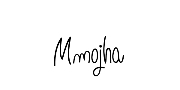 Mmojha stylish signature style. Best Handwritten Sign (Angelique-Rose-font-FFP) for my name. Handwritten Signature Collection Ideas for my name Mmojha. Mmojha signature style 5 images and pictures png