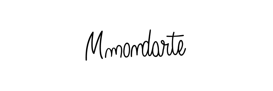 Mmondarte stylish signature style. Best Handwritten Sign (Angelique-Rose-font-FFP) for my name. Handwritten Signature Collection Ideas for my name Mmondarte. Mmondarte signature style 5 images and pictures png