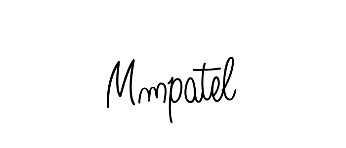 You should practise on your own different ways (Angelique-Rose-font-FFP) to write your name (Mmpatel) in signature. don't let someone else do it for you. Mmpatel signature style 5 images and pictures png