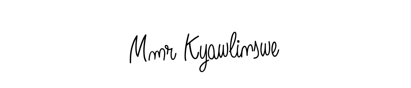 You can use this online signature creator to create a handwritten signature for the name Mmr Kyawlinswe. This is the best online autograph maker. Mmr Kyawlinswe signature style 5 images and pictures png