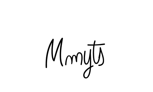 Create a beautiful signature design for name Mmyts. With this signature (Angelique-Rose-font-FFP) fonts, you can make a handwritten signature for free. Mmyts signature style 5 images and pictures png