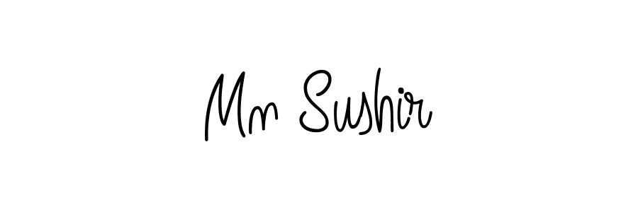 Also we have Mn Sushir name is the best signature style. Create professional handwritten signature collection using Angelique-Rose-font-FFP autograph style. Mn Sushir signature style 5 images and pictures png