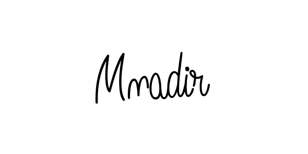 How to Draw Mnadir signature style? Angelique-Rose-font-FFP is a latest design signature styles for name Mnadir. Mnadir signature style 5 images and pictures png