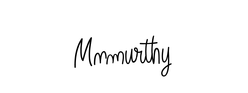 Make a beautiful signature design for name Mnmurthy. Use this online signature maker to create a handwritten signature for free. Mnmurthy signature style 5 images and pictures png