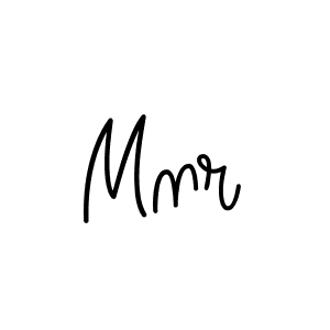 Create a beautiful signature design for name Mnr. With this signature (Angelique-Rose-font-FFP) fonts, you can make a handwritten signature for free. Mnr signature style 5 images and pictures png