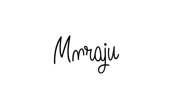 How to make Mnraju signature? Angelique-Rose-font-FFP is a professional autograph style. Create handwritten signature for Mnraju name. Mnraju signature style 5 images and pictures png