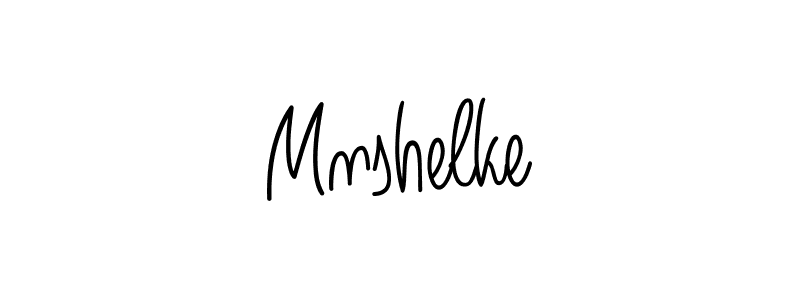 Also we have Mnshelke name is the best signature style. Create professional handwritten signature collection using Angelique-Rose-font-FFP autograph style. Mnshelke signature style 5 images and pictures png