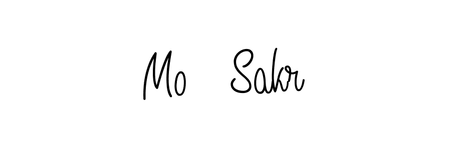 Mo   Sakr stylish signature style. Best Handwritten Sign (Angelique-Rose-font-FFP) for my name. Handwritten Signature Collection Ideas for my name Mo   Sakr. Mo   Sakr signature style 5 images and pictures png