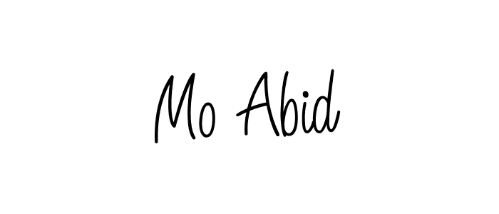 Also we have Mo Abid name is the best signature style. Create professional handwritten signature collection using Angelique-Rose-font-FFP autograph style. Mo Abid signature style 5 images and pictures png