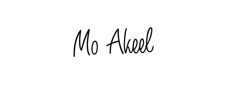 Best and Professional Signature Style for Mo Akeel. Angelique-Rose-font-FFP Best Signature Style Collection. Mo Akeel signature style 5 images and pictures png