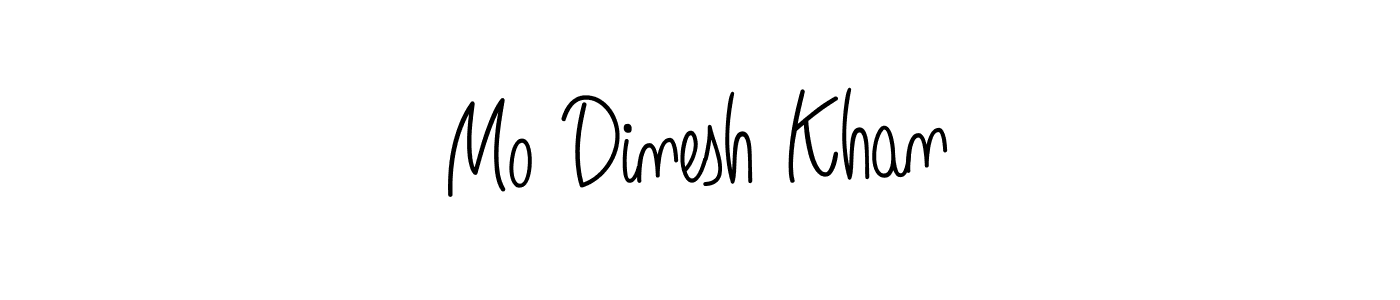 It looks lik you need a new signature style for name Mo Dinesh Khan. Design unique handwritten (Angelique-Rose-font-FFP) signature with our free signature maker in just a few clicks. Mo Dinesh Khan signature style 5 images and pictures png