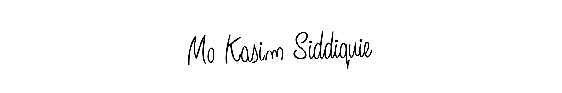 Use a signature maker to create a handwritten signature online. With this signature software, you can design (Angelique-Rose-font-FFP) your own signature for name Mo Kasim Siddiquie. Mo Kasim Siddiquie signature style 5 images and pictures png