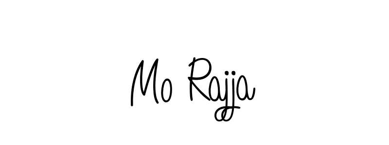 You should practise on your own different ways (Angelique-Rose-font-FFP) to write your name (Mo Rajja) in signature. don't let someone else do it for you. Mo Rajja signature style 5 images and pictures png