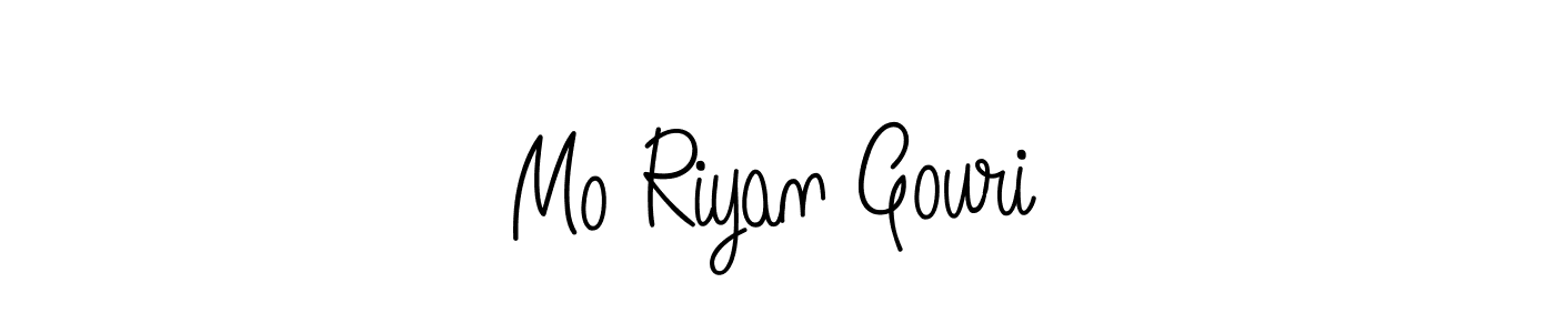 Make a beautiful signature design for name Mo Riyan Gouri. Use this online signature maker to create a handwritten signature for free. Mo Riyan Gouri signature style 5 images and pictures png