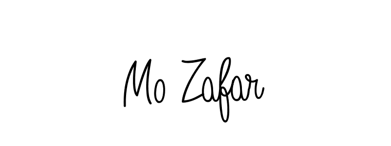 You should practise on your own different ways (Angelique-Rose-font-FFP) to write your name (Mo Zafar) in signature. don't let someone else do it for you. Mo Zafar signature style 5 images and pictures png