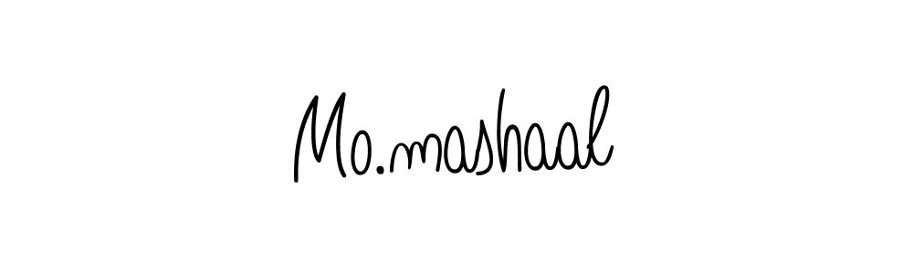 How to make Mo.mashaal name signature. Use Angelique-Rose-font-FFP style for creating short signs online. This is the latest handwritten sign. Mo.mashaal signature style 5 images and pictures png