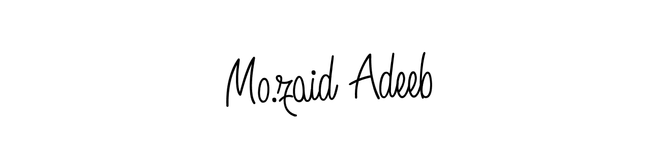 Here are the top 10 professional signature styles for the name Mo.zaid Adeeb. These are the best autograph styles you can use for your name. Mo.zaid Adeeb signature style 5 images and pictures png