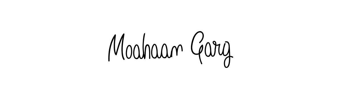 The best way (Angelique-Rose-font-FFP) to make a short signature is to pick only two or three words in your name. The name Moahaan Garg include a total of six letters. For converting this name. Moahaan Garg signature style 5 images and pictures png
