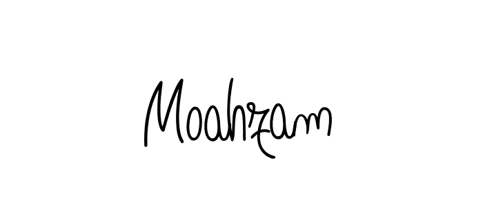 if you are searching for the best signature style for your name Moahzam. so please give up your signature search. here we have designed multiple signature styles  using Angelique-Rose-font-FFP. Moahzam signature style 5 images and pictures png