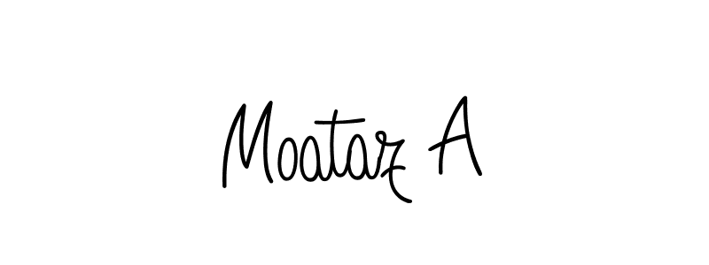 Also You can easily find your signature by using the search form. We will create Moataz A name handwritten signature images for you free of cost using Angelique-Rose-font-FFP sign style. Moataz A signature style 5 images and pictures png