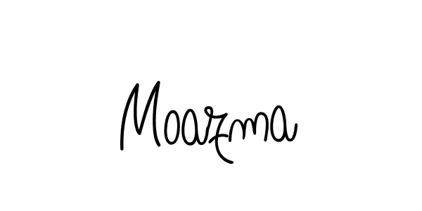 Also we have Moazma name is the best signature style. Create professional handwritten signature collection using Angelique-Rose-font-FFP autograph style. Moazma signature style 5 images and pictures png