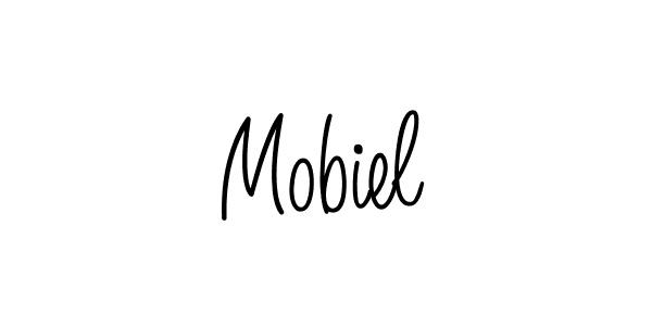 How to Draw Mobiel signature style? Angelique-Rose-font-FFP is a latest design signature styles for name Mobiel. Mobiel signature style 5 images and pictures png