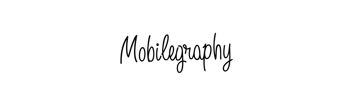 Use a signature maker to create a handwritten signature online. With this signature software, you can design (Angelique-Rose-font-FFP) your own signature for name Mobilegraphy. Mobilegraphy signature style 5 images and pictures png