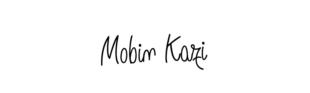 Use a signature maker to create a handwritten signature online. With this signature software, you can design (Angelique-Rose-font-FFP) your own signature for name Mobin Kazi. Mobin Kazi signature style 5 images and pictures png